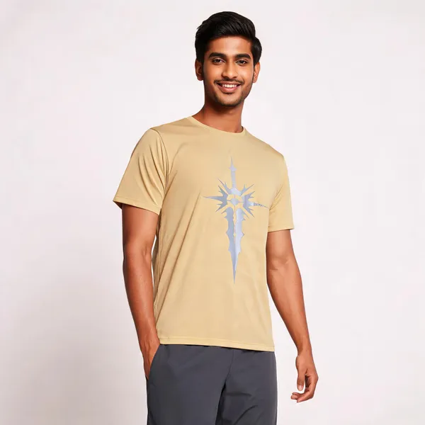 Beige_Polyester_Regular_Fit_T-Shirt_For_Unisex