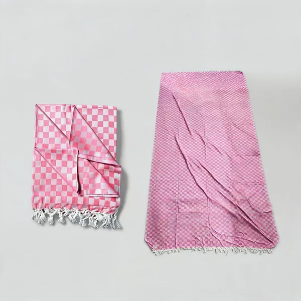 Pink_Viscose_Silk_Tassel_Blanket_Duo