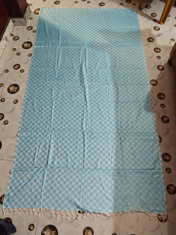 Light_Blue_Checkered_Fringed_Cloth