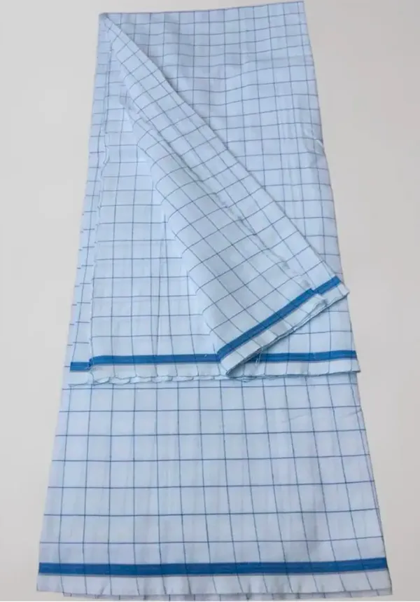 White_Pure_Cotton_Checked_Lungi_for_Men