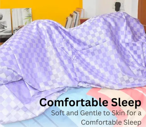 Lavender_Checkered_Comforter