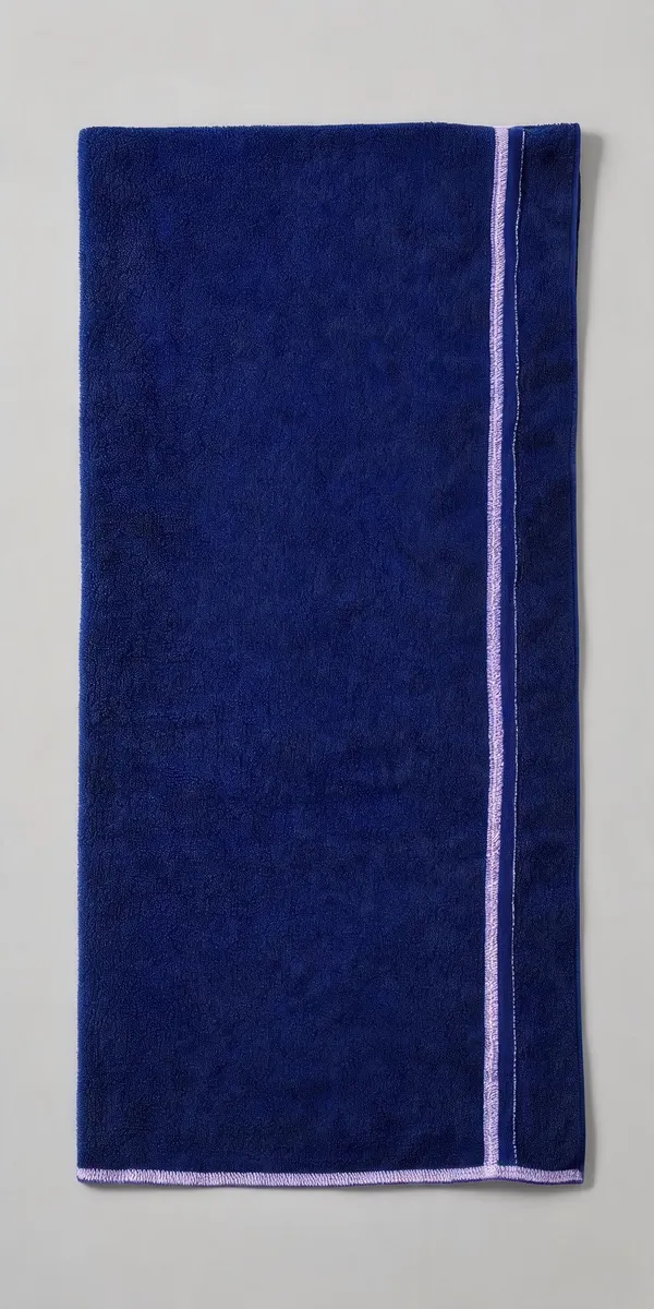Blue_Cotton_Striped_Towel_For_Unisex
