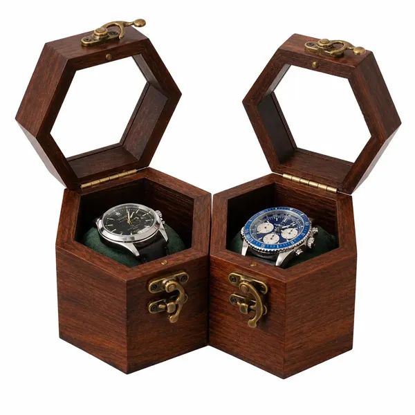 Wooden_Hexagonal_Watch_Storage_Box_Set