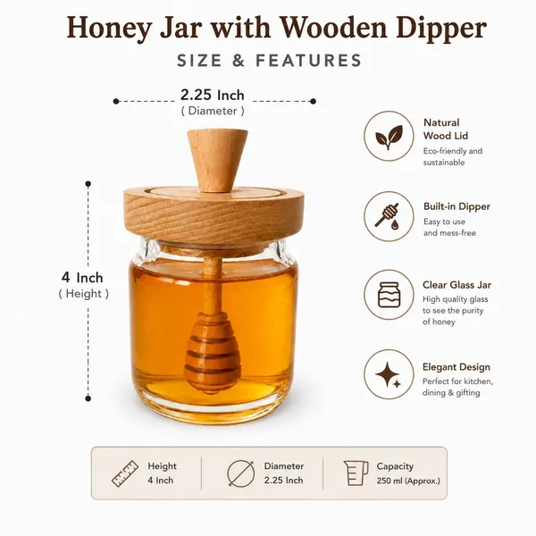 Glass_Wooden_Lid_Honey_Jar