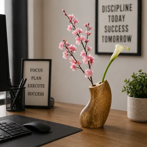 Wooden_Organic_Shape_Decorative_Vase