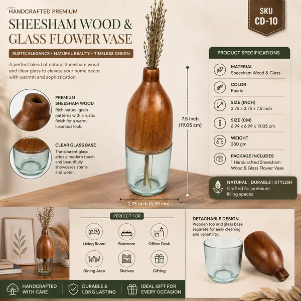 Wooden_Modern_Two-Piece_Glass_Vase