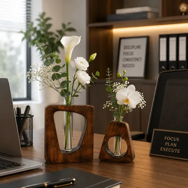 Wooden_Modern_Set_Of_2_Flower_Vases