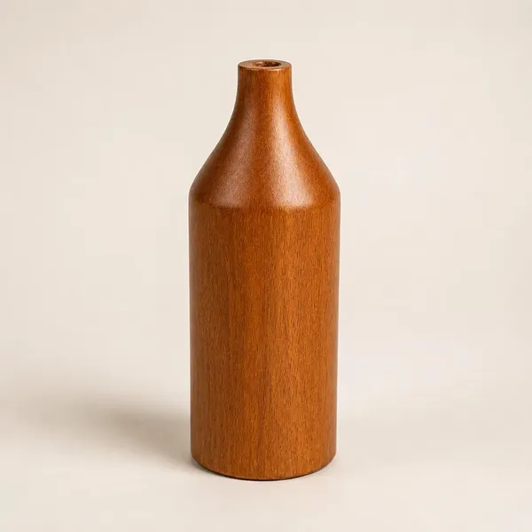 Wooden_Minimalist_Brown_Decorative_Vase