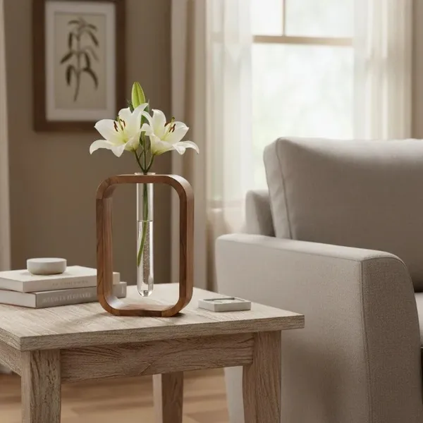 Acacia_Wood_Modern_Glass_Tube_Vase