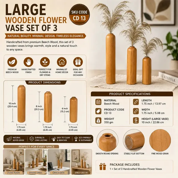 Beech_Wood_Natural_Finish_Set_Of_3_Flower_Vases