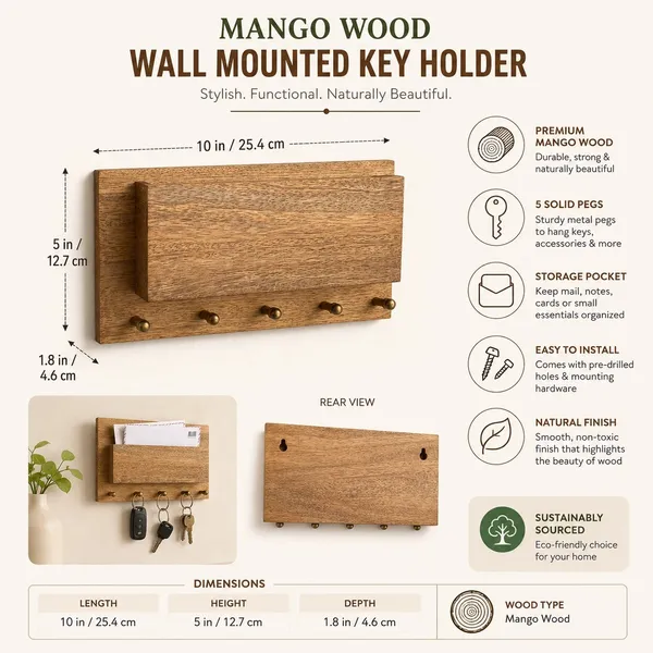 Mango_Wood_Wall_Mounted_Key_Holder_Organizer