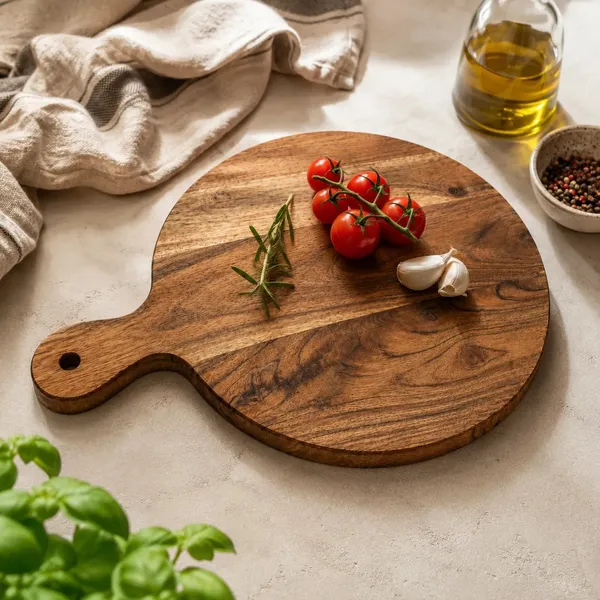 Mango_Wood_Natural_Finish_Round_Serving_Board