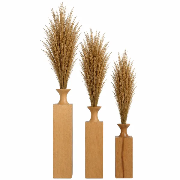 Beech_Wood_Rustic_Set_Of_3_Flower_Vases