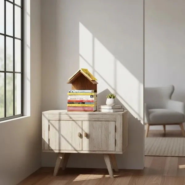 Mango_Wood_Rustic_Book_Stand