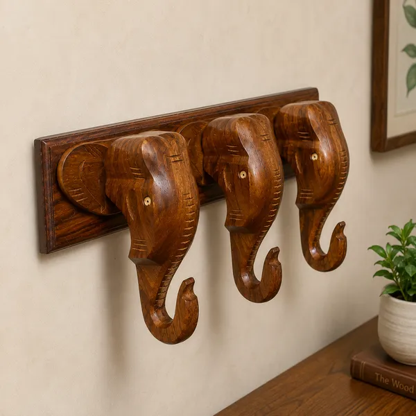 Wooden_Elephant_Carved_Wall_Mounted_Hook_Rack
