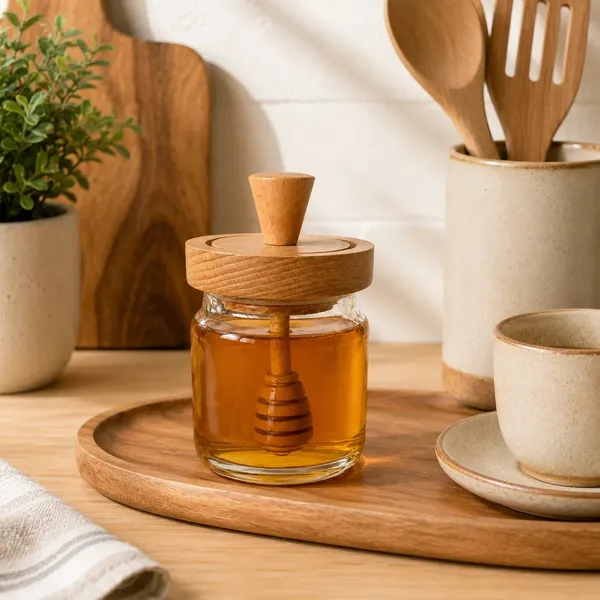 Glass_Wooden_Lid_Honey_Jar