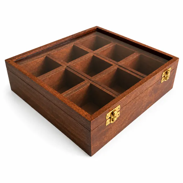 Wooden_Nine_Compartment_Display_Storage_Box