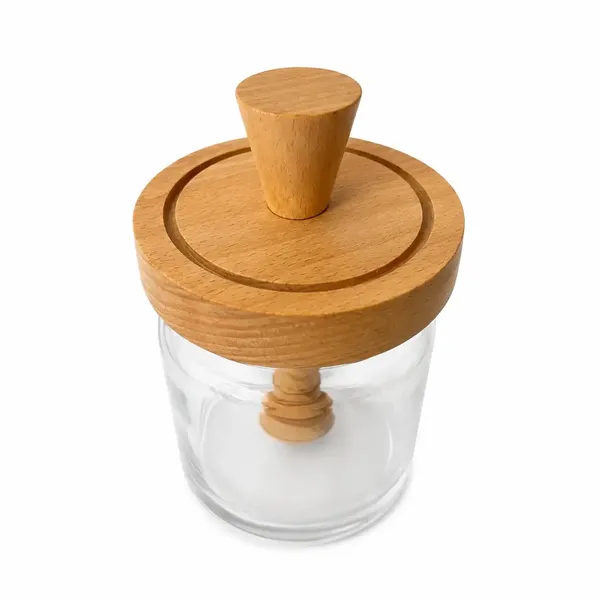 Glass_Wooden_Lid_Honey_Jar