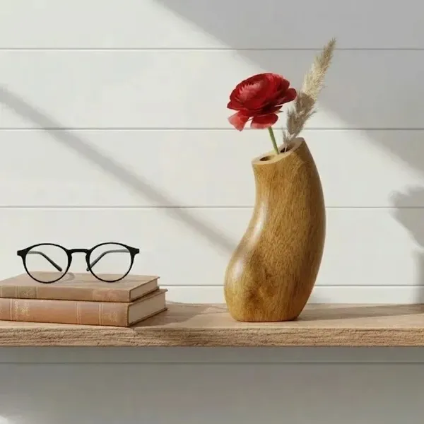 Mango_Wood_Natural_Finish_Double_Bud_Vase