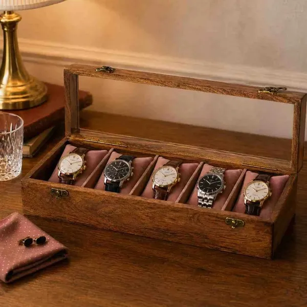 Wooden_Vintage_Style_Watch_Display_Organizer_Box