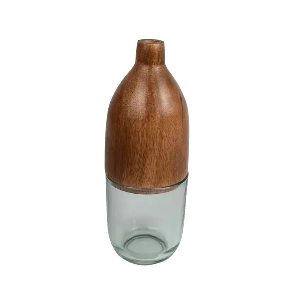 Wooden_Modern_Two-Piece_Glass_Vase