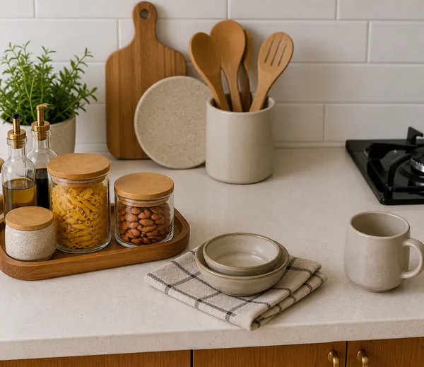 Glass_Modern_Clear_Storage_Jar_Set_With_Beach_Wood_Lids