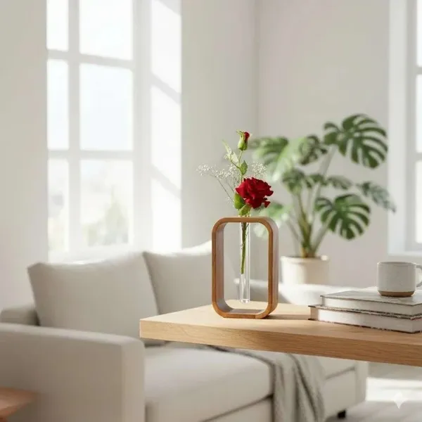 Acacia_Wood_Modern_Glass_Tube_Vase