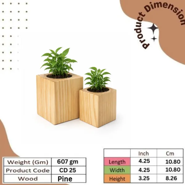 Pine_Wood_Square_Planter_Set