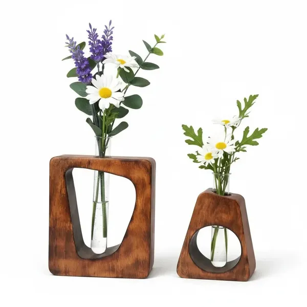 Wooden_Geometric_Tabletop_Vase_Set