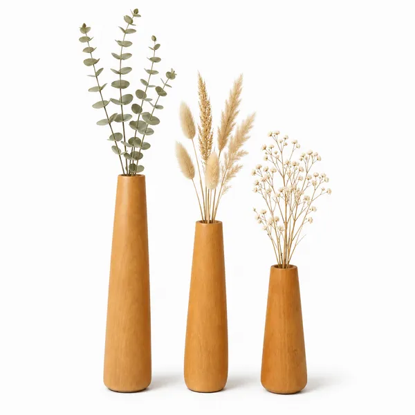 Wooden_Minimalist_Set_Of_3_Decorative_Vases