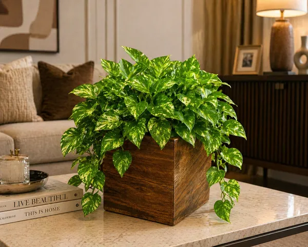 Mango_Wood_Natural_Finish_Square_Planter_Pot