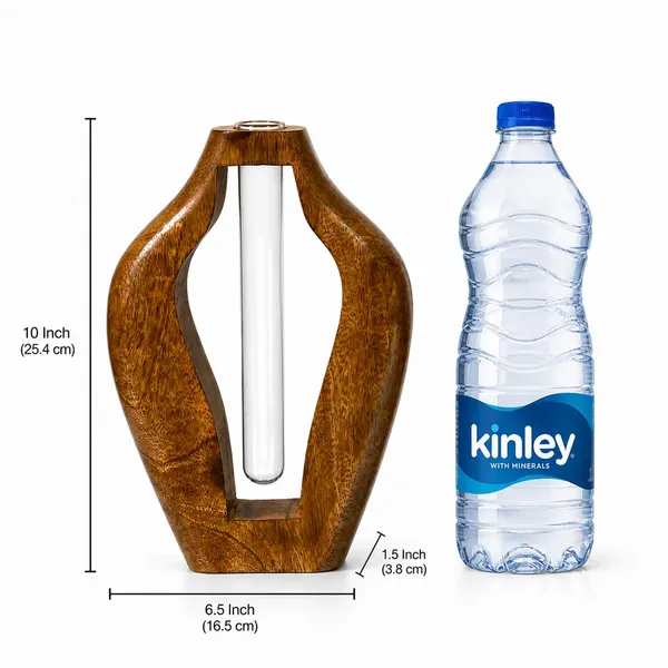 Wooden_Modern_Set_Of_4_Flower_Vases
