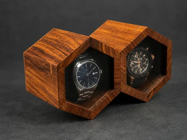 Wooden_Hexagonal_Watch_Storage_Box_Set