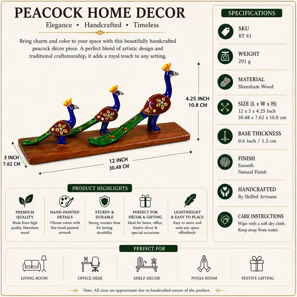 Sheesham_Wood_Handcrafted_Peacock_Showpiece