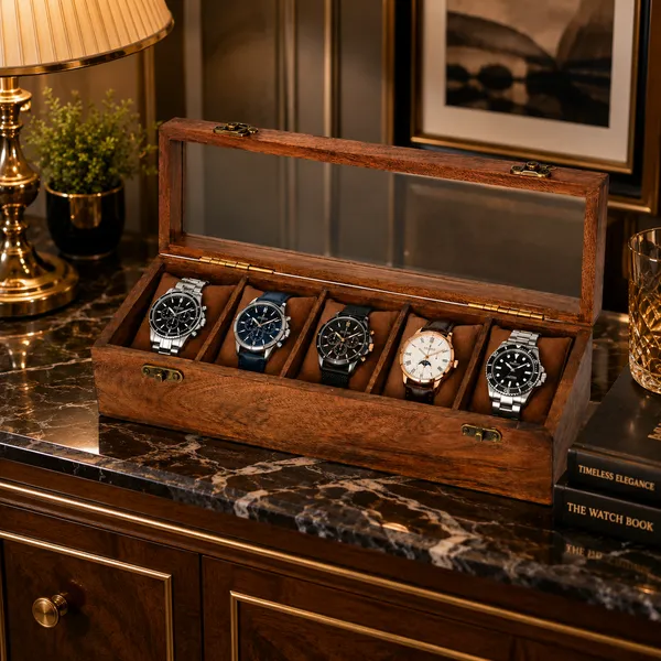 Mango_Wood_Glass_Watch_Box