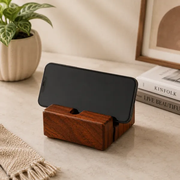 Wooden_Desktop_Phone_Stand