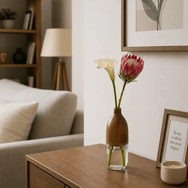 Wooden_Modern_Two-Piece_Glass_Vase