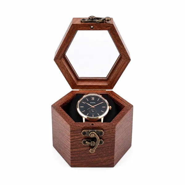 Brown_Rosewood_Glass_Top_Hexagonal_Watch_Box