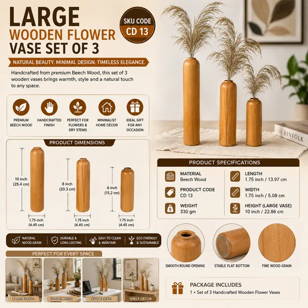 Beech_Wood_Minimalist_Set_of_3_Flower_Vases