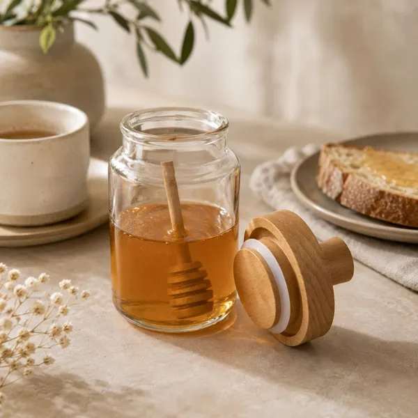 Glass_Natural_Wood_Honey_Jar_With_Dipper