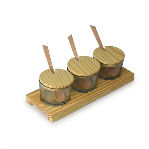 Glass_Wooden_Lid_Condiment_Jar_Set_With_Tray