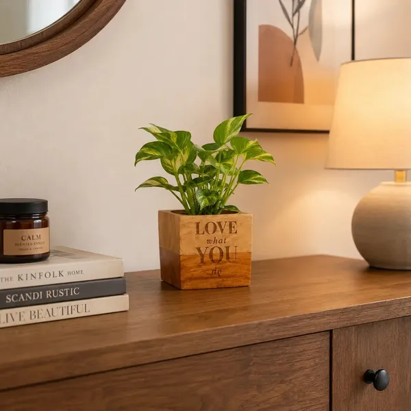 Brown_Wooden_Engraved_Square_Planter_Pot