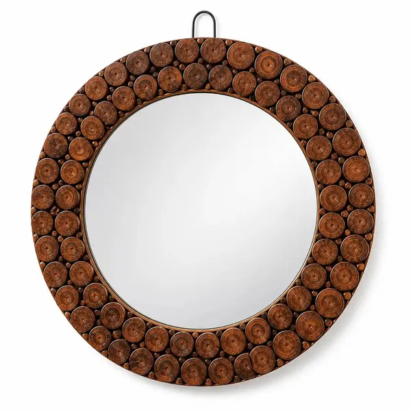Wood_Rustic_Natural_Wood_Slice_Round_Mirror