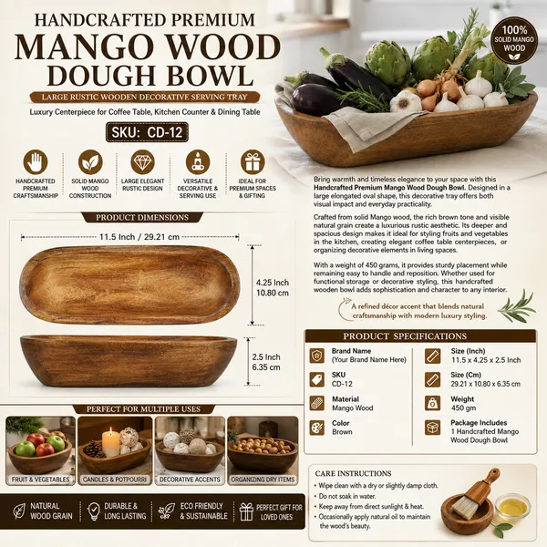 Mango_Wood_Rustic_Oval_Serving_Bowl