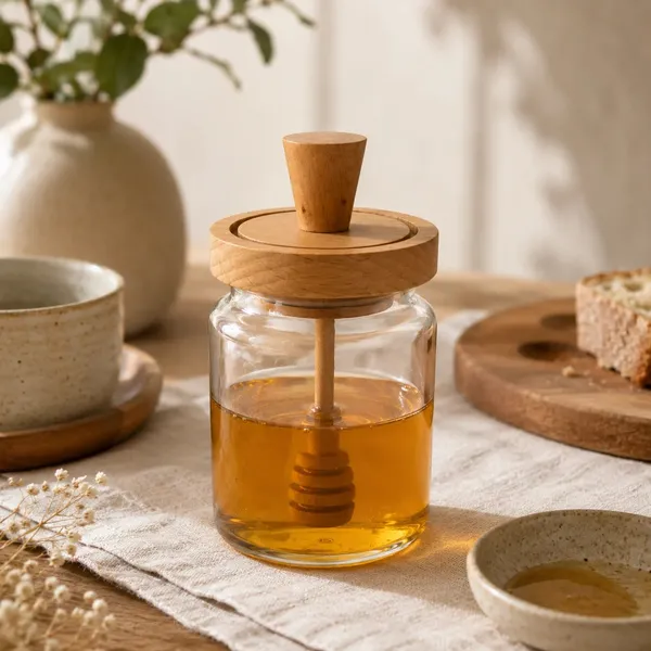 Glass_Natural_Wood_Honey_Jar_With_Dipper