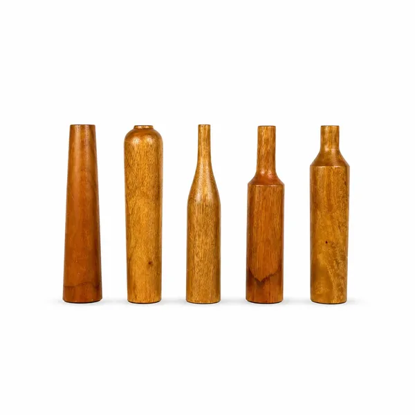 Wooden_Finish_Decorative_Vase_Set