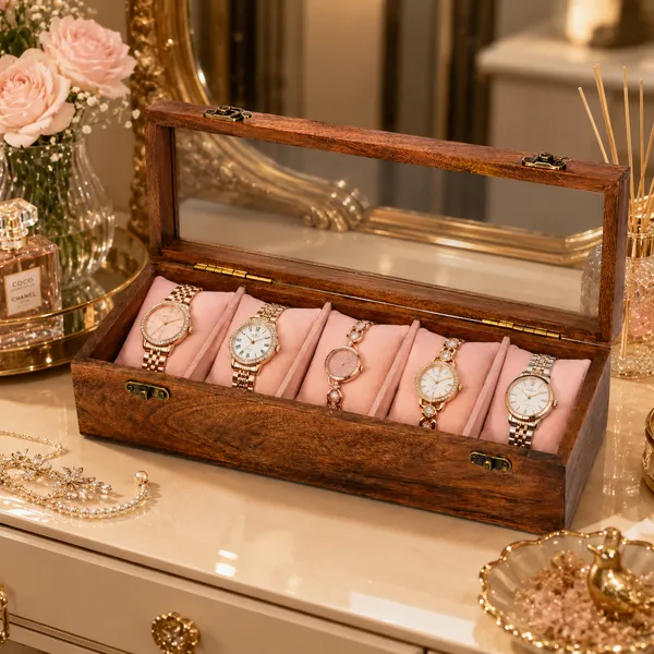 Mango_Wood_Glass_Watch_Box