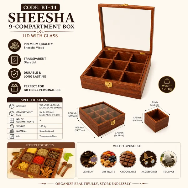 Wooden_Nine_Compartment_Display_Storage_Box