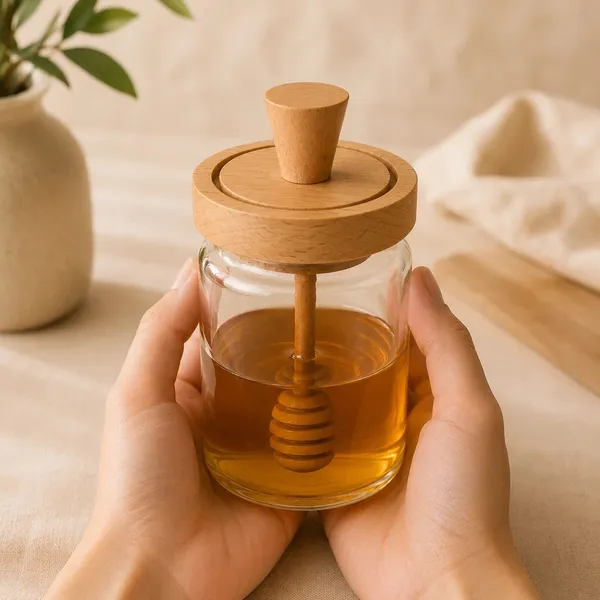 Glass_Natural_Wood_Honey_Jar_With_Dipper