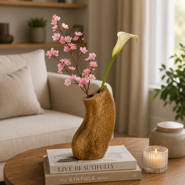 Wooden_Organic_Shape_Decorative_Vase